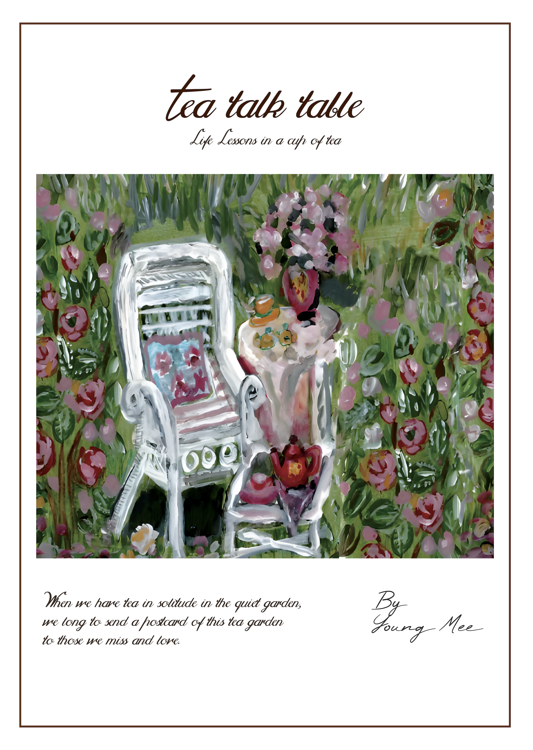 BOOK : TEA TALK TABLE ( KOREAN, ENGLISH, JAPANESE in 3 Language - Image 5