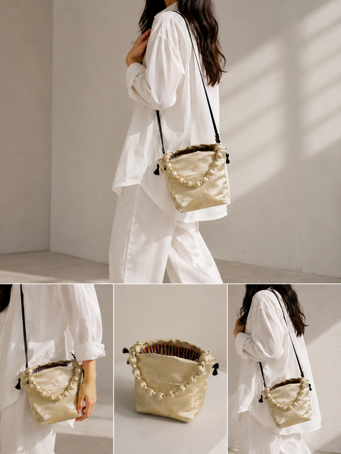 K-Modern Bucket Bag Soft Ivory - Image 5
