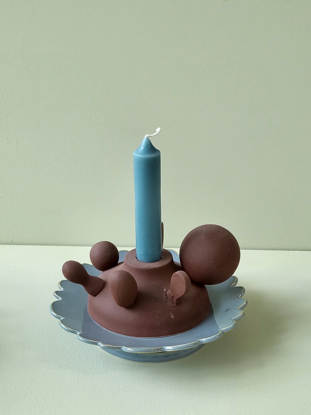 Tray with  Decorative Candle Holder - Image 2