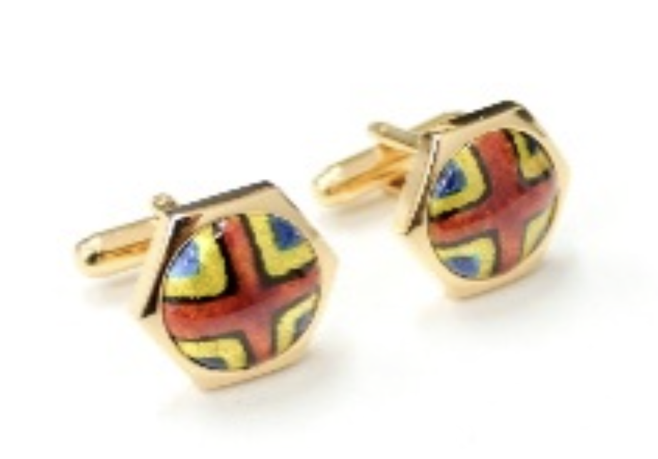 Cloisonné Cufflink - Image 1