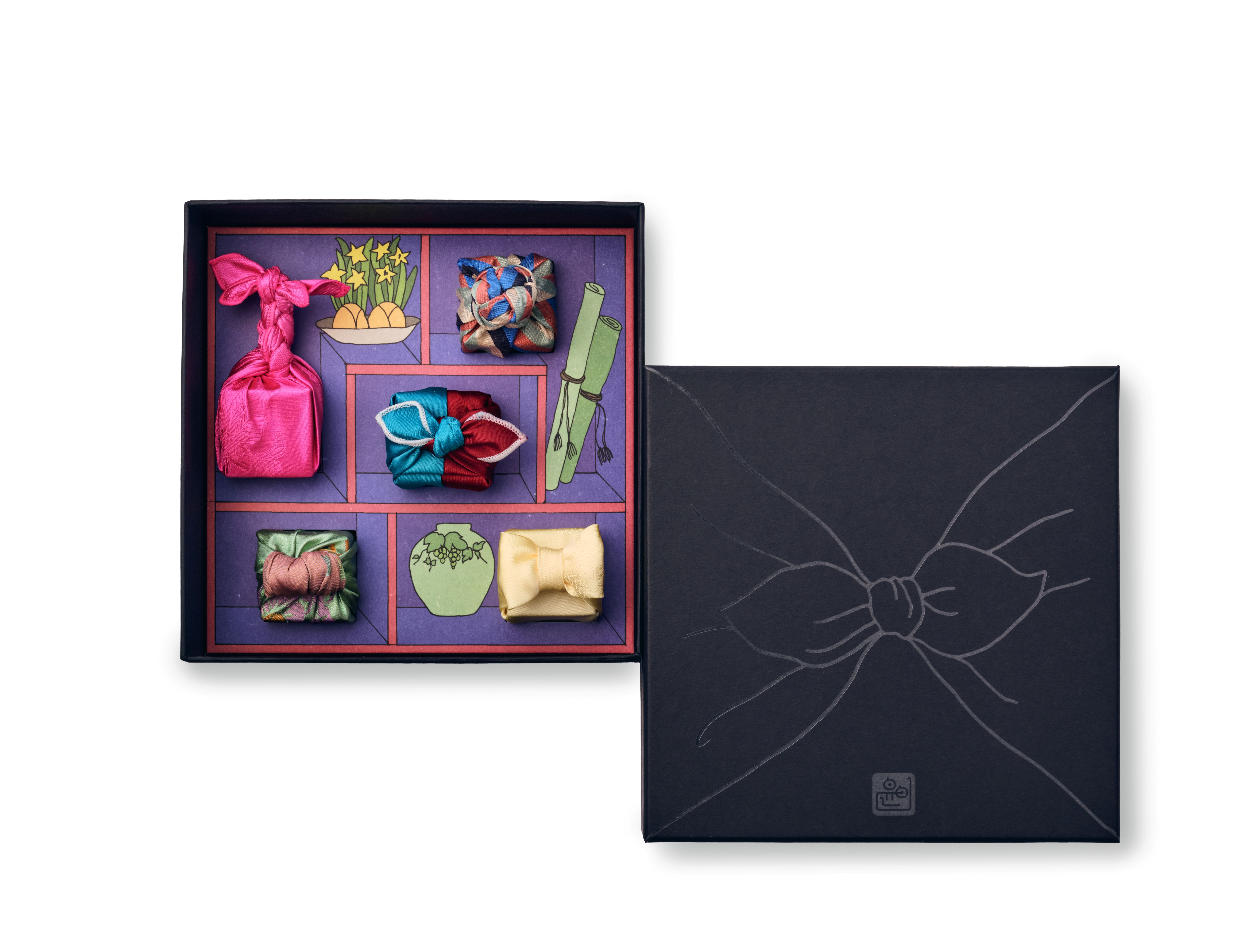 Mini Bojagi Magnet Set (5 pieces) - Image 3