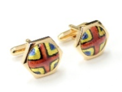 Cloisonné Cufflink
